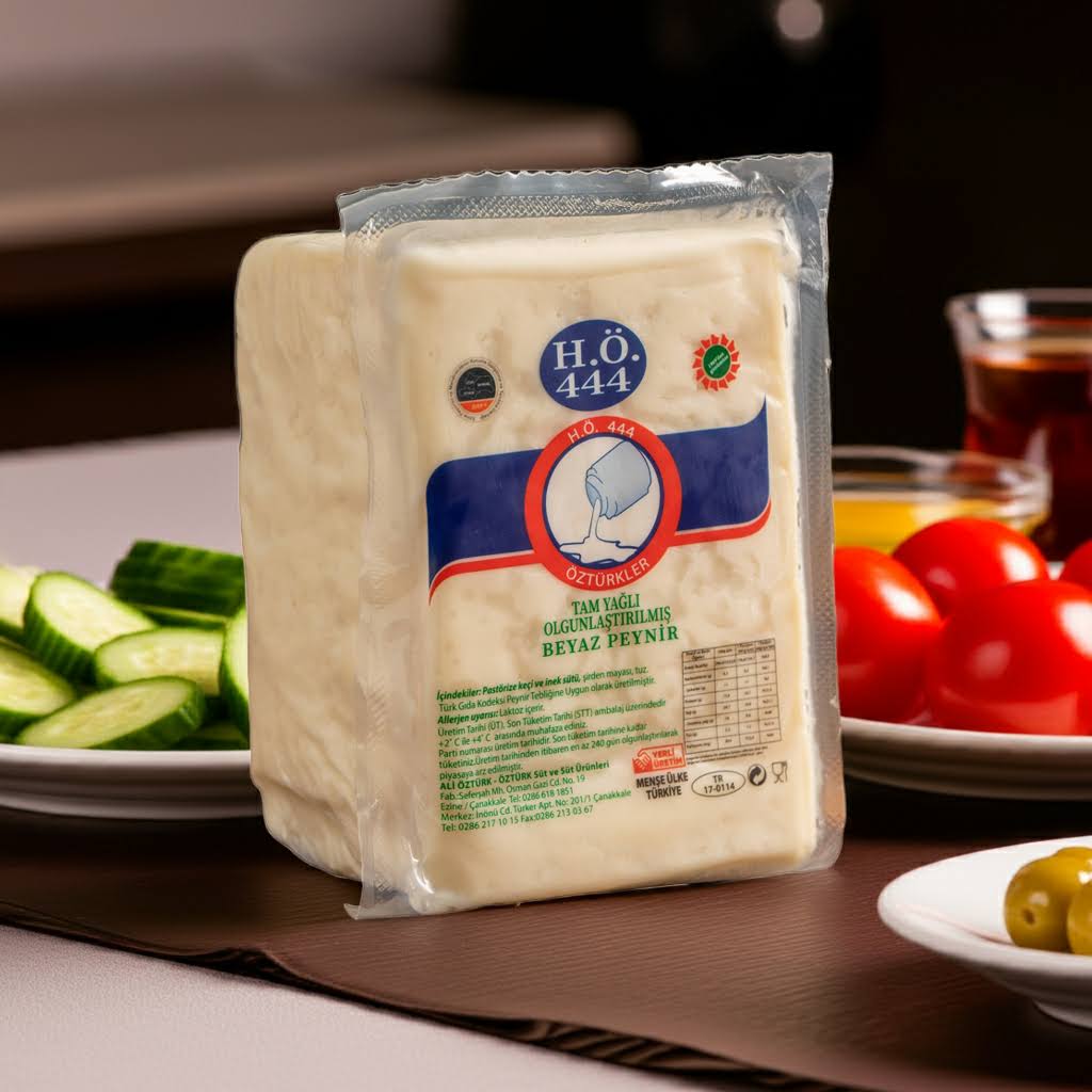 Tam Yağlı Keçi Peynirimiz, pastörize edilmiş %60 keçi,%25 koyun,%15 inek sütü karışımından, şirden mayasıyla mayalanarak 240 gün olgunlaştırılarak üretilmiştir.